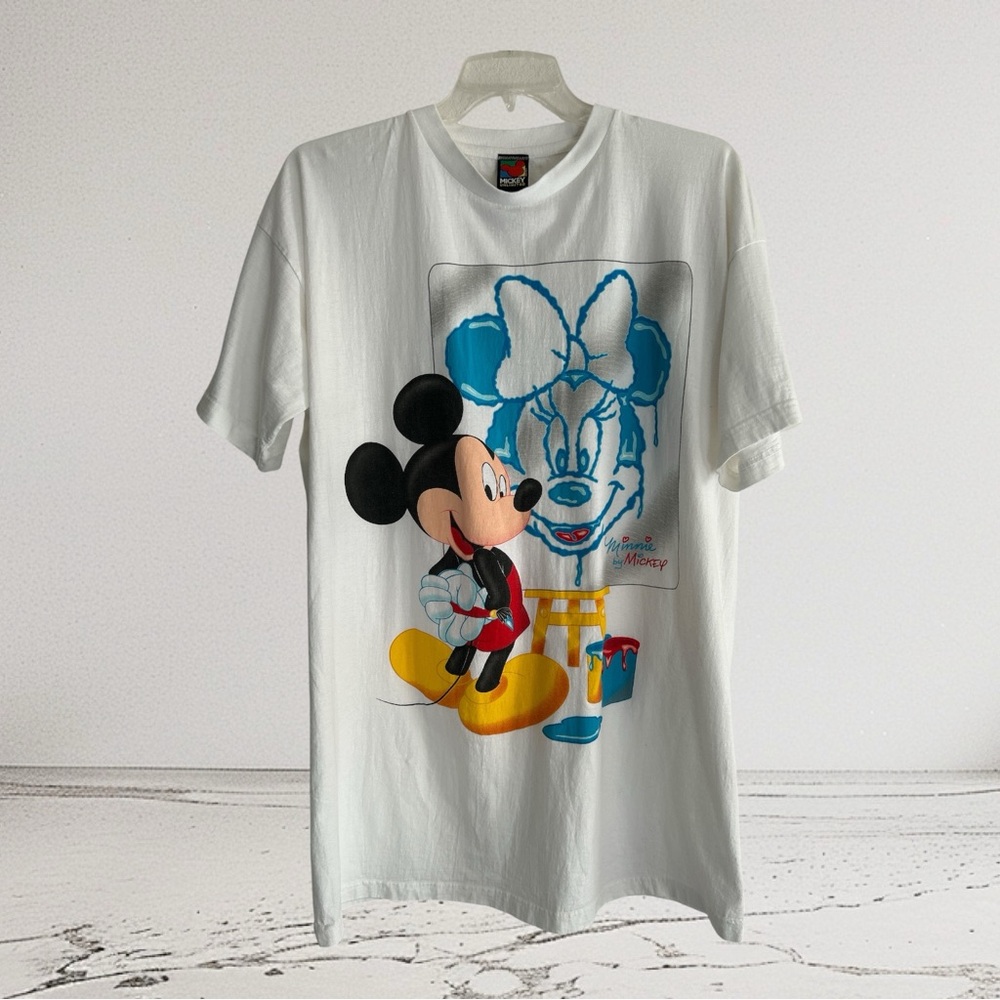 Disney unlimited Long Unisex Mickey and Minnie Graphic T-Shirt
